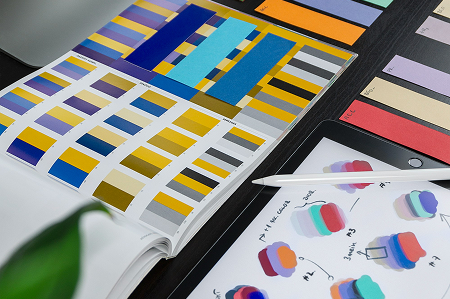 Graphic design mockup